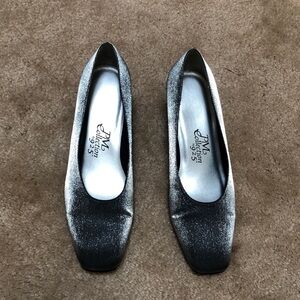 Elegant Silver Women's Heels